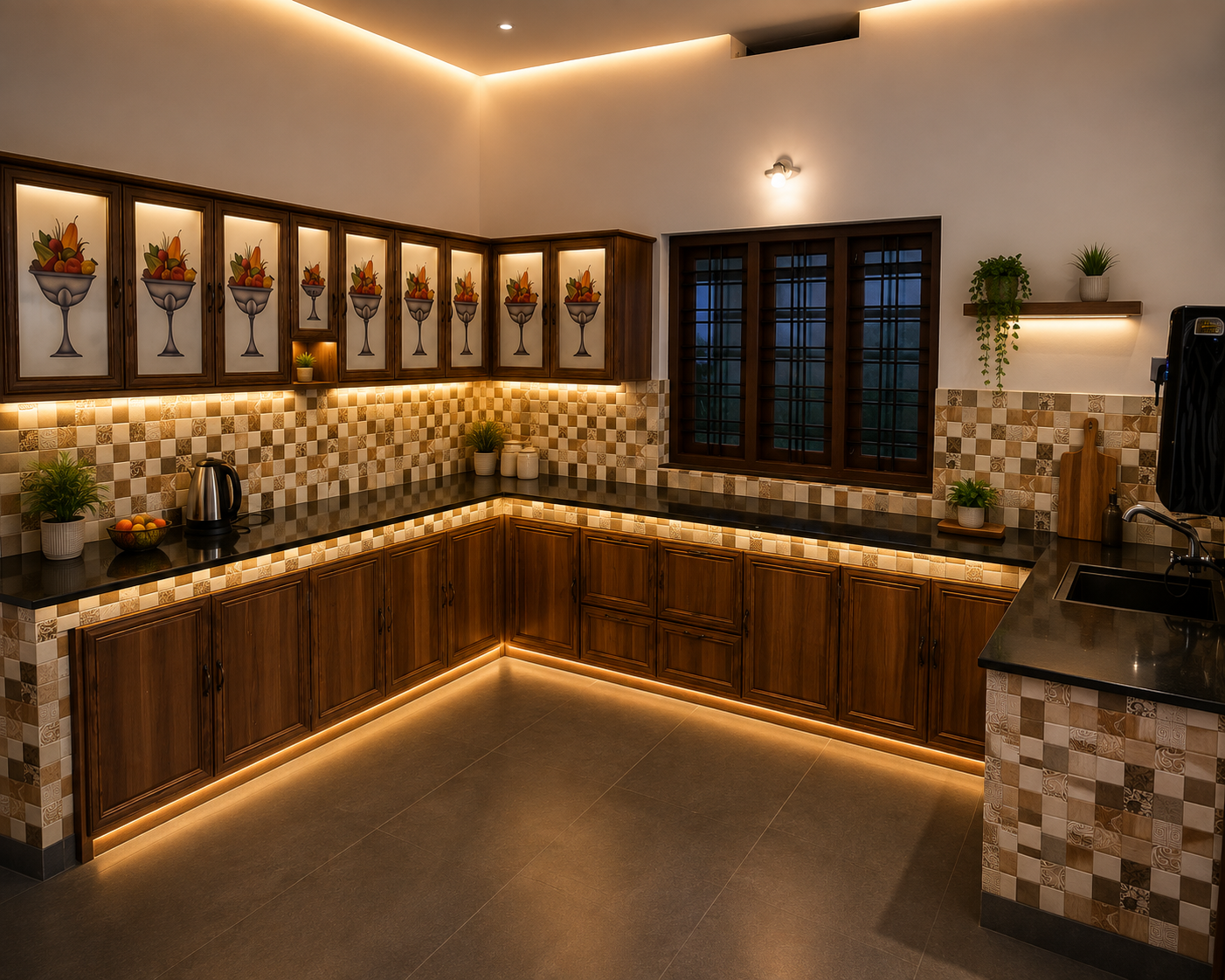 Cave Aura Villa fitted kitchen for meal preparation on request